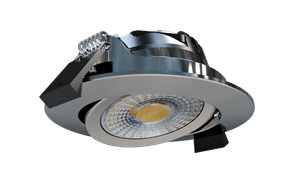 Perfy 68, Einbauspot, Ø82mm, 600-800lm, DALI, Kristalllinse, Gebürstet