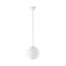 Weisse Farbe | Pendelleuchte LED EIN/AUS | TRIPLEX OPAL mundgeblasener Glasschirm | Stabpe