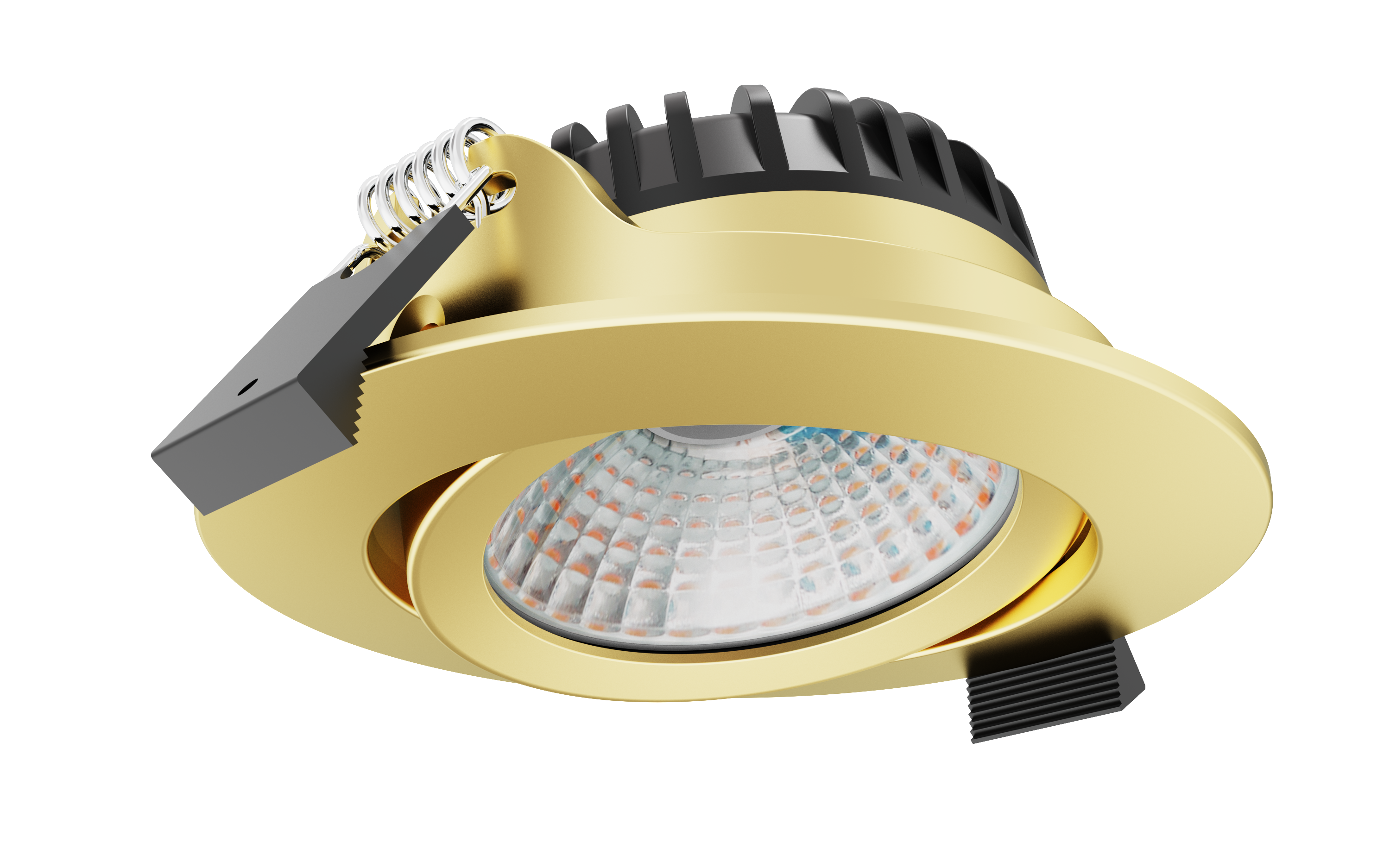 Perfy 68, Einbauspot, Ø82mm, 600-800lm, Phasenabschnitt, Reflektor, Messing